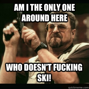 Am i the only one around here Who doesn't fucking ski! - Am i the only one around here Who doesn't fucking ski!  Misc