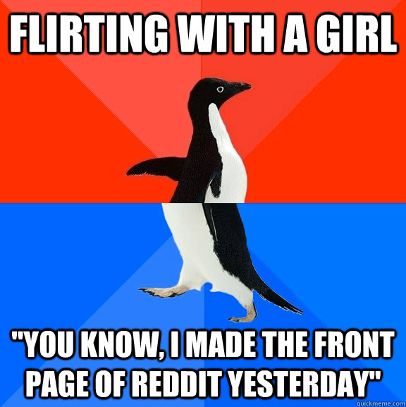 Flirting with a girl 
