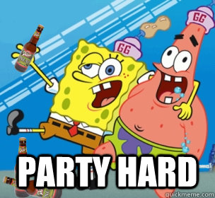 party hard - party hard  2012 for spongebob