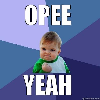 OPEE YEAH Success Kid