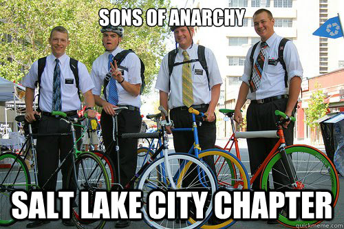 Sons of Anarchy Salt lake City chapter  mormon bikers