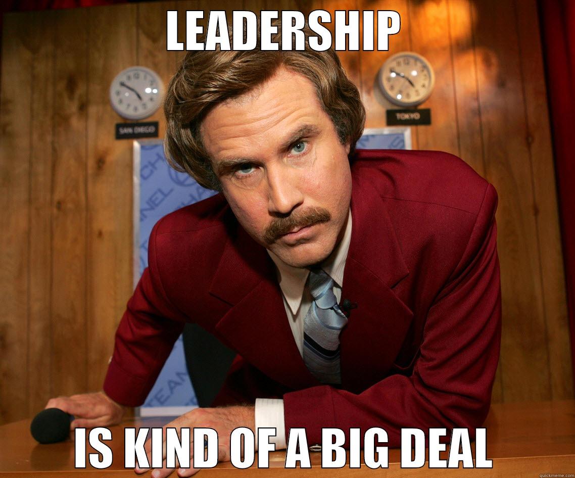 LEADERSHIP IS KIND OF A BIG DEAL Misc