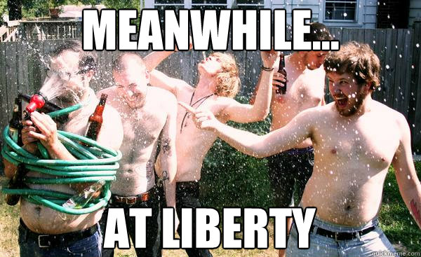 Meanwhile...
 at Liberty  