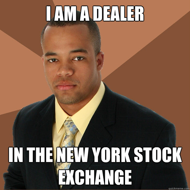 i am a dealer in the new york stock exchange  Successful Black Man