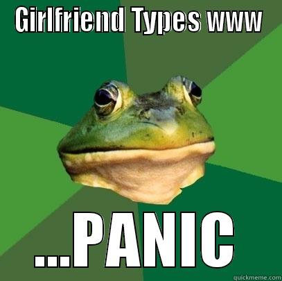 Mac Moment - GIRLFRIEND TYPES WWW ...PANIC Foul Bachelor Frog