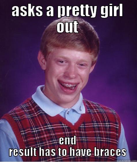ASKS A PRETTY GIRL OUT END RESULT HAS TO HAVE BRACES Bad Luck Brian