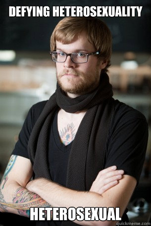 defying heterosexuality heterosexual  Hipster Barista