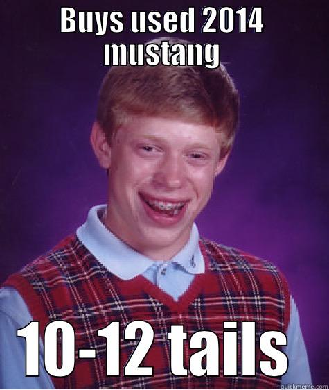 BUYS USED 2014 MUSTANG 10-12 TAILS  Bad Luck Brian