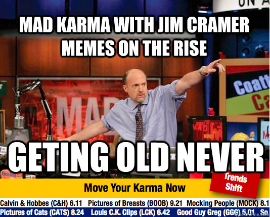 Mad Karma with Jim Cramer memes on the rise geting old never  Mad Karma with Jim Cramer