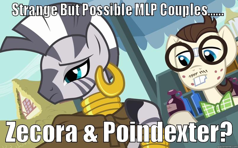Strange But Possible MLP Couples...... - STRANGE BUT POSSIBLE MLP COUPLES......   ZECORA & POINDEXTER? Misc