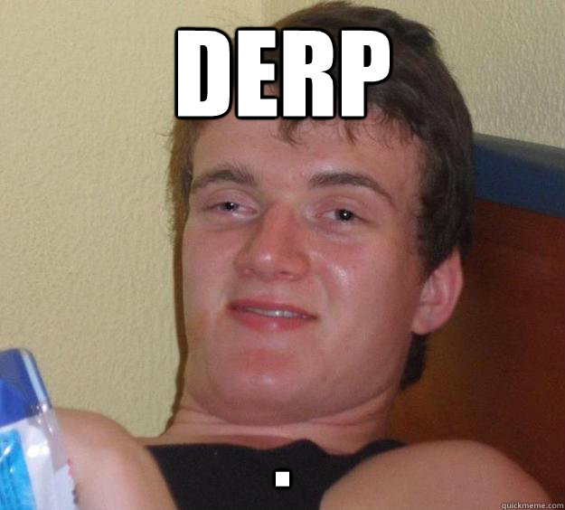 derp . - derp .  10 Guy