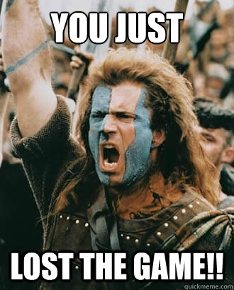 you just  lost the game!!  SOPA Opposer
