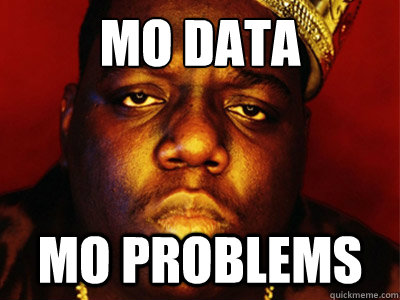 MO DATA MO PROBLEMS  