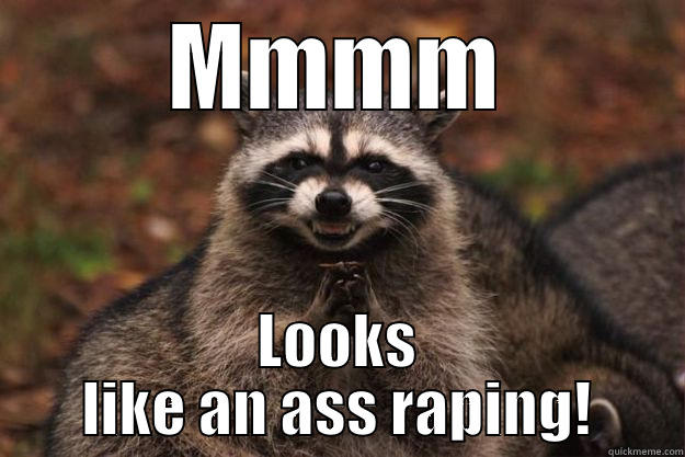 MMMM LOOKS LIKE AN ASS RAPING! Evil Plotting Raccoon