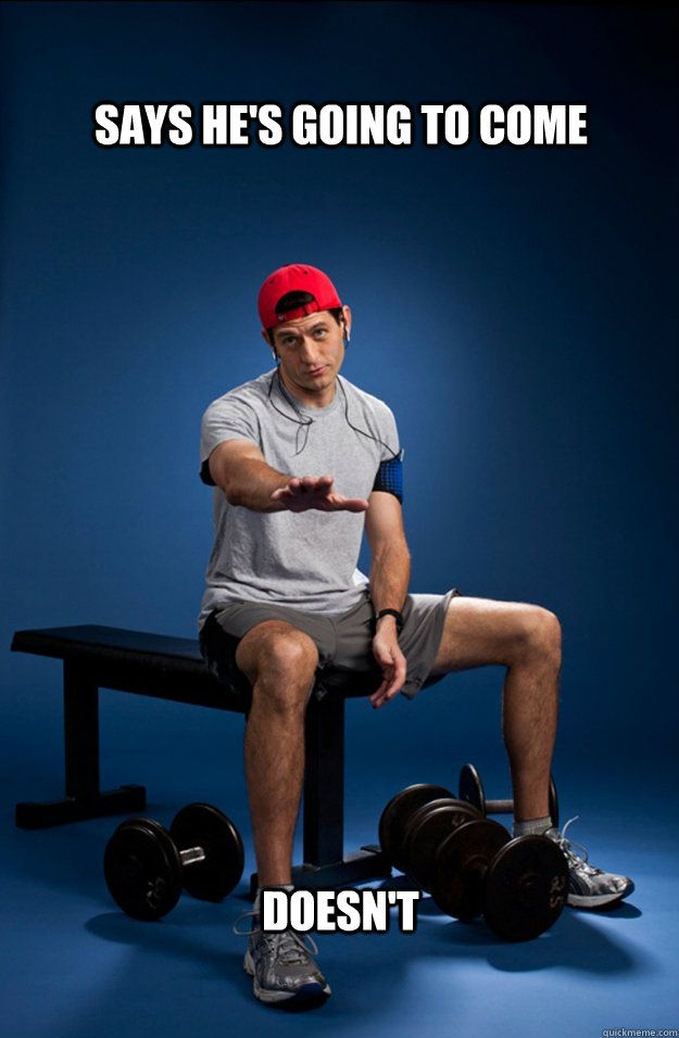 Says he's going to come Doesn't  Paul Ryan