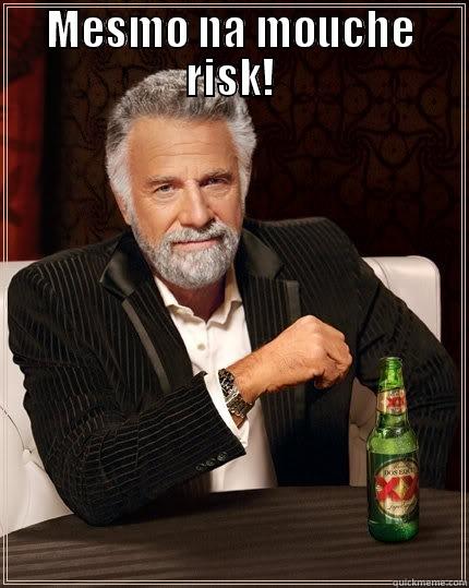 MESMO NA MOUCHE RISK!  The Most Interesting Man In The World