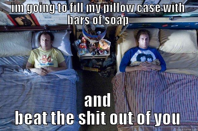 IM GOING TO FILL MY PILLOW CASE WITH BARS OF SOAP AND BEAT THE SHIT OUT OF YOU Misc