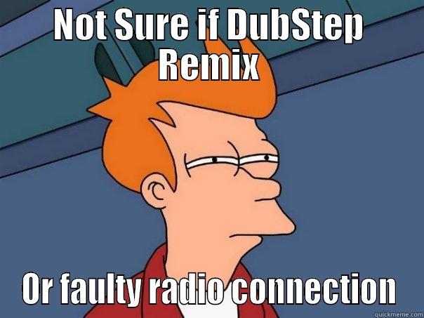 NOT SURE IF DUBSTEP REMIX OR FAULTY RADIO CONNECTION Futurama Fry