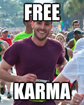 free karma  Ridiculously photogenic guy