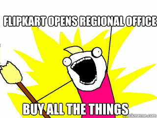 Flipkart opens regional office Buy All the things  All The Things