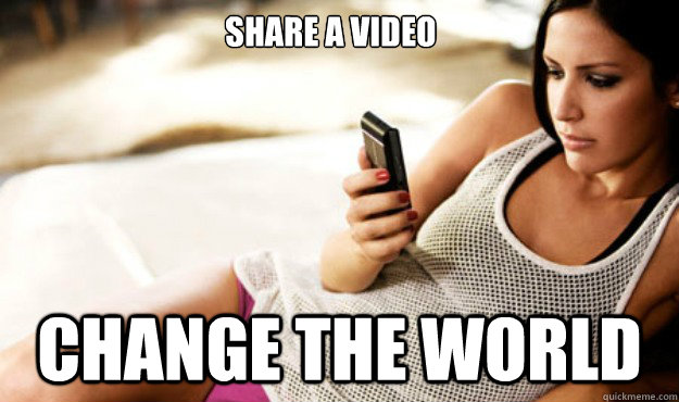 Share a video Change the world  fap nation kony 2012