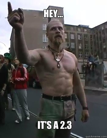 Hey... it's a 2.3 - Hey... it's a 2.3  Techno Viking