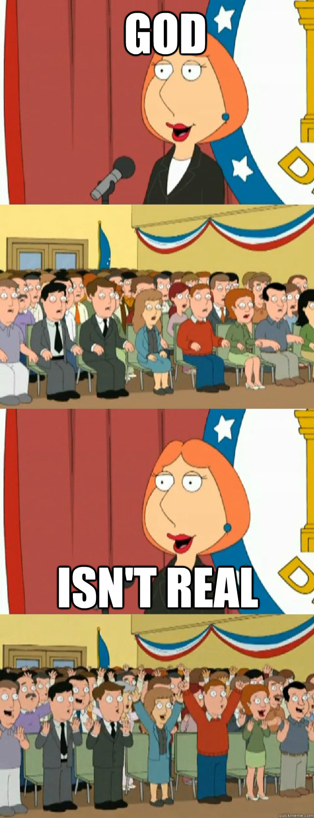 God Isn't real  Lois Griffin