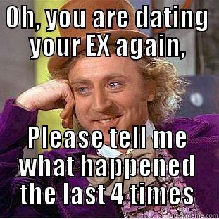 OH, YOU ARE DATING YOUR EX AGAIN, PLEASE TELL ME WHAT HAPPENED THE LAST 4 TIMES Creepy Wonka