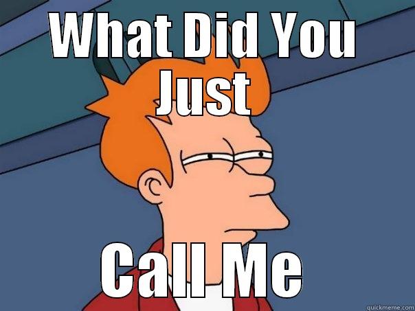 Ozil haha - WHAT DID YOU JUST CALL ME Futurama Fry