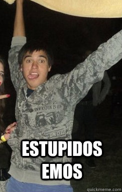 estupidos emos  estupido meme