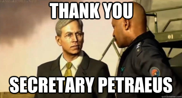 thank you secretary petraeus - thank you secretary petraeus  Misc