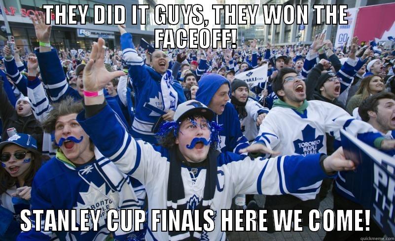 THEY DID IT GUYS, THEY WON THE FACEOFF! STANLEY CUP FINALS HERE WE COME! Misc