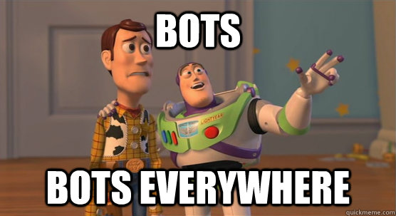 bots bots everywhere - bots bots everywhere  Toy Story Everywhere