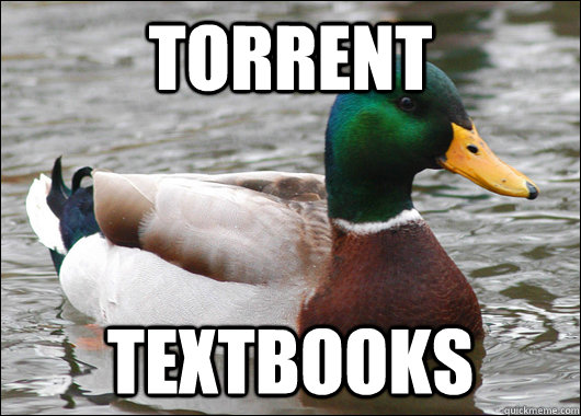 torrent textbooks  Actual Advice Mallard
