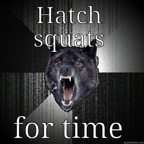 HATCH SQUATS FOR TIME Insanity Wolf