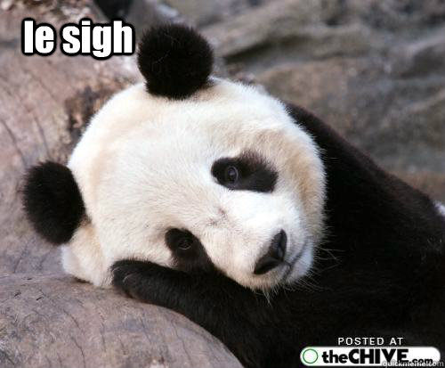 le sigh - le sigh  le sigh panda