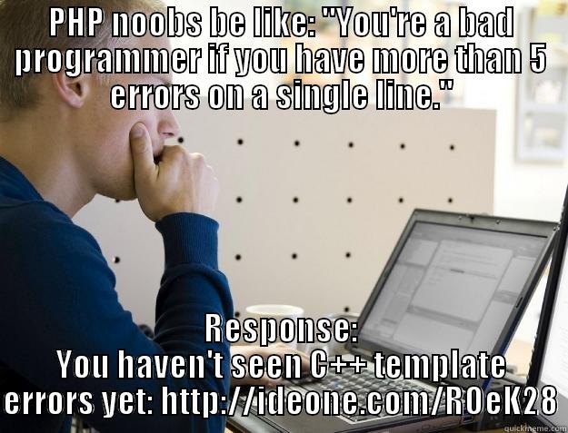 PHP NOOBS BE LIKE: 