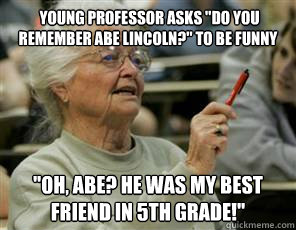  young professor asks 