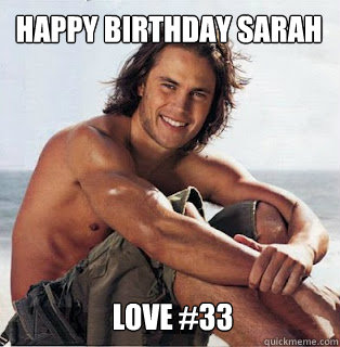 Happy Birthday Sarah Love #33  