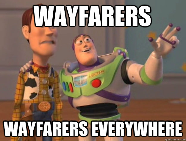 wayfarers wayfarers everywhere  toystory everywhere
