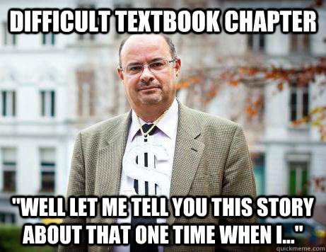 Difficult textbook chapter 