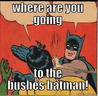 Joyz Nite - WHERE ARE YOU GOING TO THE BUSHES BATMAN! Slappin Batman