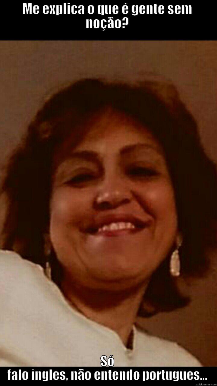 ME EXPLICA O QUE É GENTE SEM NOÇÃO? SÓ FALO INGLES, NÃO ENTENDO PORTUGUES... Misc