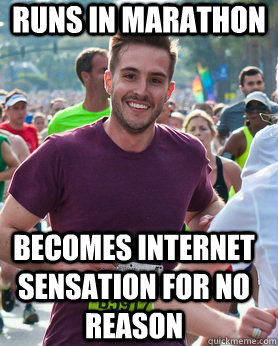 Runs in Marathon Becomes internet sensation for no reason  Ridiculously photogenic guy