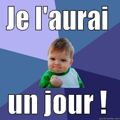 JE L'AURAI UN JOUR ! Success Kid