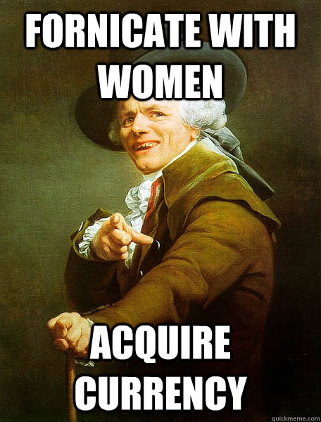 fornicate with women acquire currency  Joseph Decreaux