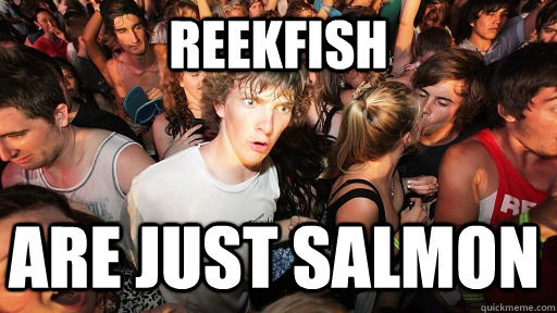 Reekfish are just salmon  Sudden Clarity Clarence