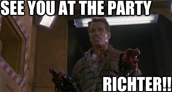 see you at the party Richter!! - see you at the party Richter!!  Party Time!!!