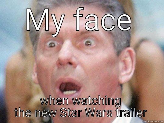 Vince McMahon Shocked - MY FACE WHEN WATCHING THE NEW STAR WARS TRAILER Misc