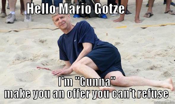            HELLO MARIO GOTZE                      I'M 